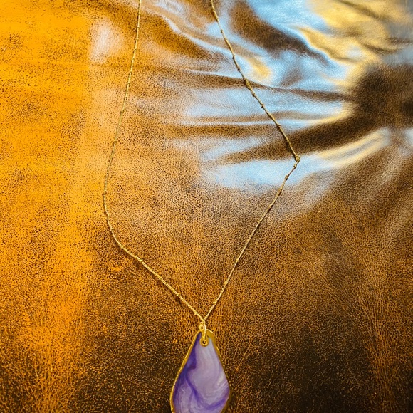 Charming Charlie Purple Gemstone 💜Necklace NWT - Picture 7 of 7